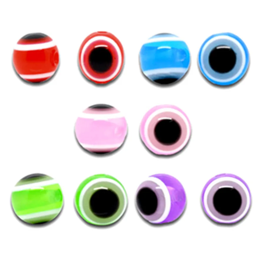 DoreenBeads 100 Mixed Multicolor eye of evil Stripe Round Resin Beads 10mm (B10124), yiwu
DoreenBeads 100 Mixed Multicolor eye of evil Stripe Round Resin Beads 10mm (B10124), yiwu