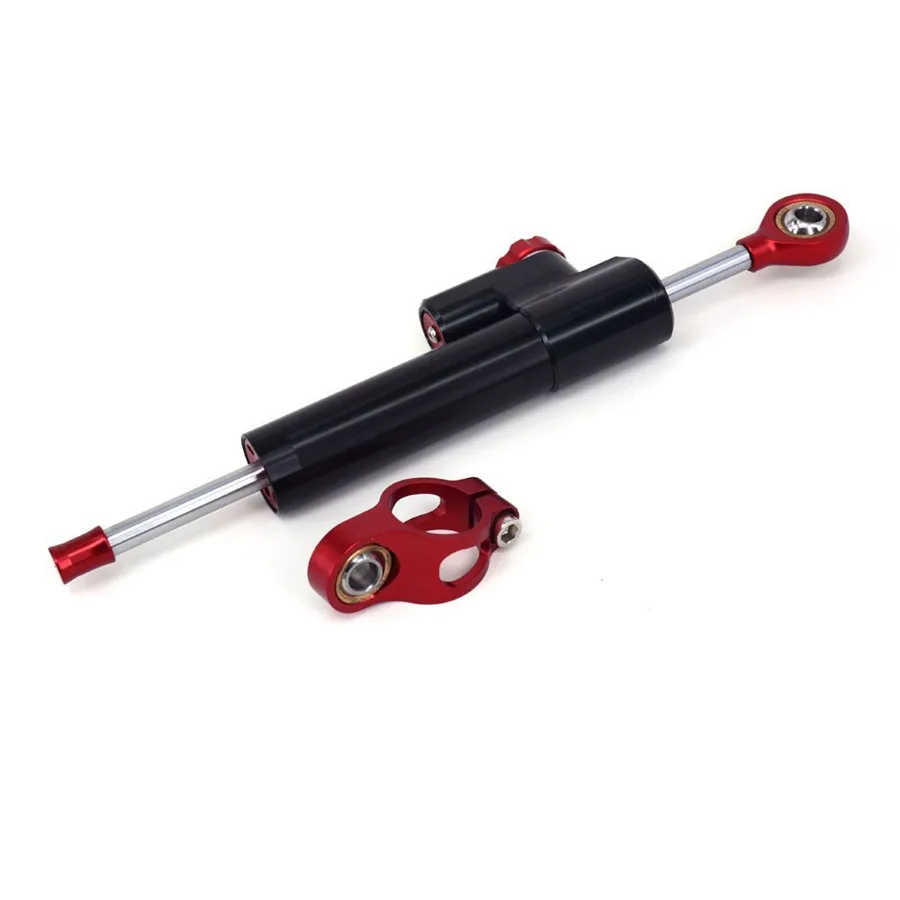 Black+Red Universal CNC Steering Damper Stabilizer Motorcycle for Honda Yamaha Suzuki Kawasaki BMW KTM
Black+Red Universal CNC Steering Damper Stabilizer Motorcycle for Honda Yamaha Suzuki Kawasaki BMW KTM