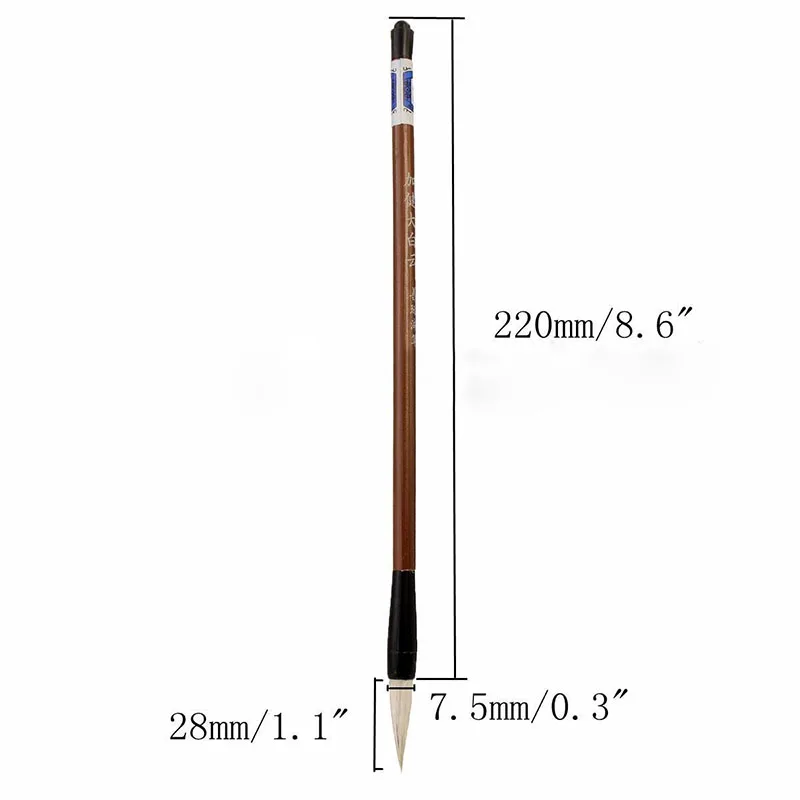 6* Chinese Japanese Water Brush Pen Painting Writing Calligraphy Ink Art Tools
