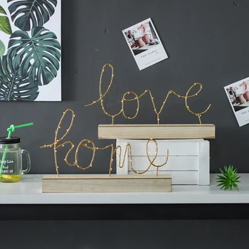 Nordic Wire Nightlight Desktop Decorative Love/Home Shape Letter Lamp for Living Room TSH Shop
Nordic Wire Nightlight Desktop Decorative Love/Home Shape Letter Lamp for Living Room TSH Shop