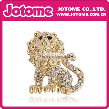 100pcs/lot Austrian Crystal Animal Lion Cute Brooch Gold-Tone Fashion Women/Men Jewelry
100pcs/lot Austrian Crystal Animal Lion Cute Brooch Gold-Tone Fashion Women/Men Jewelry