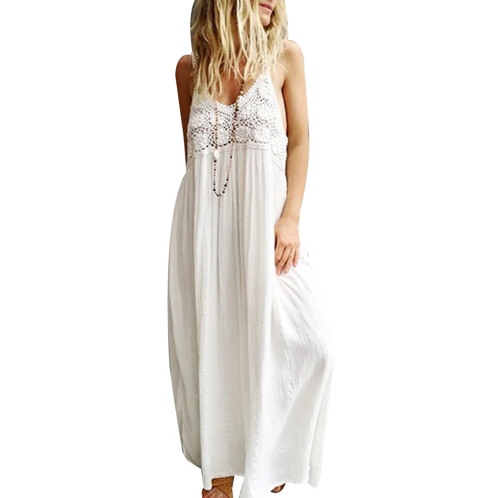 Summer Dress Linen Solid Bohemian Strap Sleeveless Hollow Out Sexy V Neck White Dress Women Loose Beach Sundress vestidos H30
Summer Dress Linen Solid Bohemian Strap Sleeveless Hollow Out Sexy V Neck White Dress Women Loose Beach Sundress vestidos H30