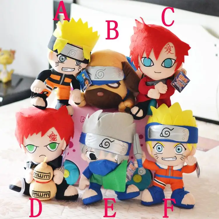 1pcs 12" Naruto Plush Toys Uzumaki Naruto & Hatake Kakashi & Gaara & Pakkun Dog Plush Toys Doll Soft Stuffed Toys Gift for Kids
1pcs 12" Naruto Plush Toys Uzumaki Naruto & Hatake Kakashi & Gaara & Pakkun Dog Plush Toys Doll Soft Stuffed Toys Gift for Kids