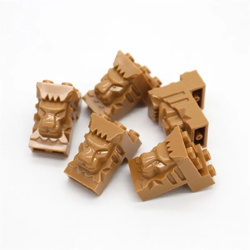 10Pcs/set Lion Head 2x3x3 Statue Building Blocks Bricks Animal MOC Accessories Block DIY Kits Toys for Children
10Pcs/set Lion Head 2x3x3 Statue Building Blocks Bricks Animal MOC Accessories Block DIY Kits Toys for Children
