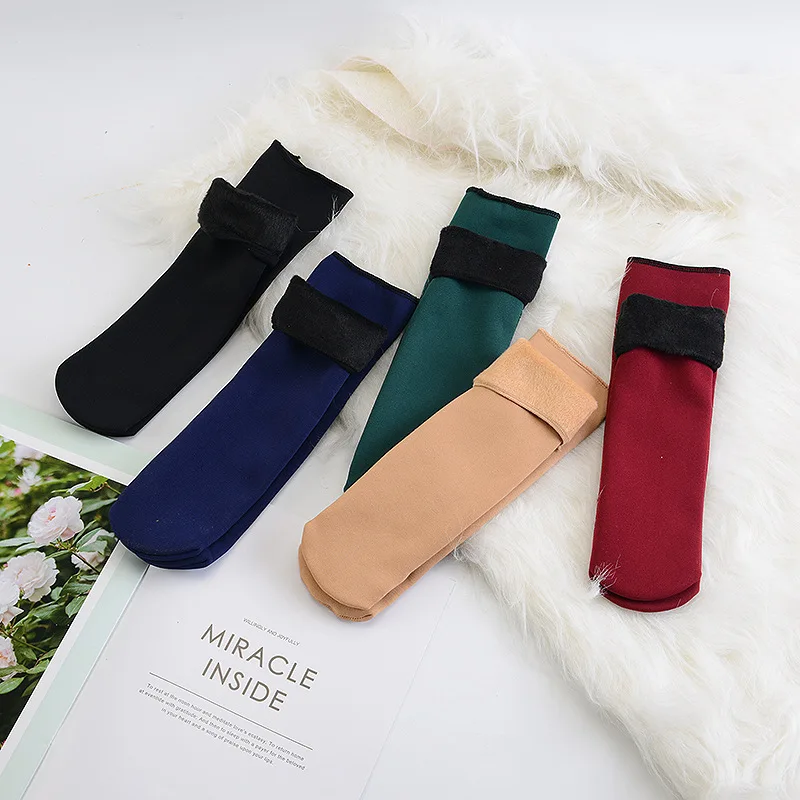 Autumn Winter Snow Land Thickening Women Socks Keep Warm Cotton Cashmere Girls Solid Casual Female Funny Sock Calcetines Cotton
Autumn Winter Snow Land Thickening Women Socks Keep Warm Cotton Cashmere Girls Solid Casual Female Funny Sock Calcetines Cotton