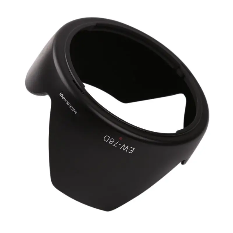 1pcs Clip-on camera lens hood Bayonet Mount EW-78D Camera Lens Hood protector for Cannon EF-S 18-200mm f/3.5-5.6 IS
1pcs Clip-on camera lens hood Bayonet Mount EW-78D Camera Lens Hood protector for Cannon EF-S 18-200mm f/3.5-5.6 IS