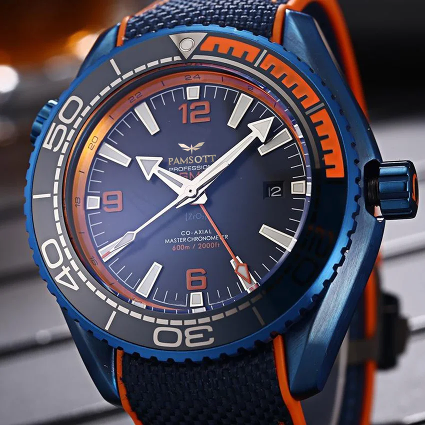 Automatic Brand Sapphire Self Wind Mechanical Stainless Steel James Bond 007 New Model Canvas Rubber Strap Men GMT 45mm Watch
Automatic Brand Sapphire Self Wind Mechanical Stainless Steel James Bond 007 New Model Canvas Rubber Strap Men GMT 45mm Watch