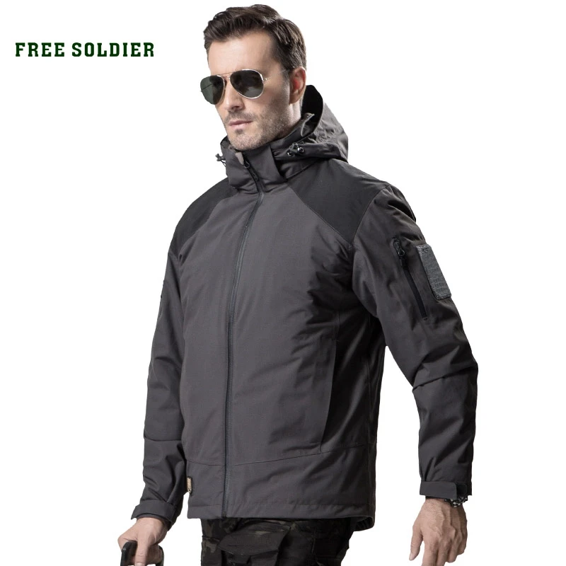 FREE SOLDIER outdoor tactical military jacket men soft shell hooded cloth windproof warmth coat for camping hunting 2 sets
FREE SOLDIER outdoor tactical military jacket men soft shell hooded cloth windproof warmth coat for camping hunting 2 sets