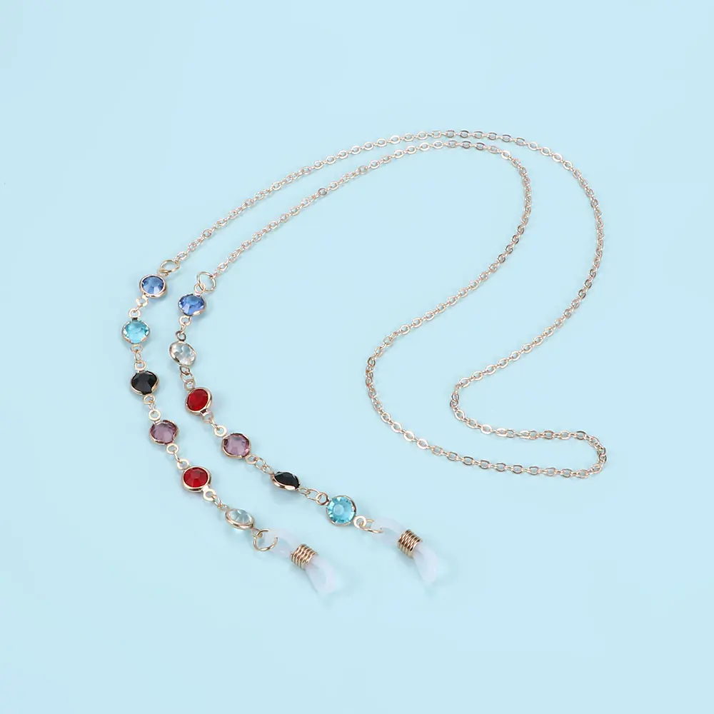 Eyeglasses Rope Rhinestone Beads Neck Cord Anti Slip Sunglasses Lanyard Strap Necklace Eyeglass Multicolor Chain Cord For Readin
Eyeglasses Rope Rhinestone Beads Neck Cord Anti Slip Sunglasses Lanyard Strap Necklace Eyeglass Multicolor Chain Cord For Readin