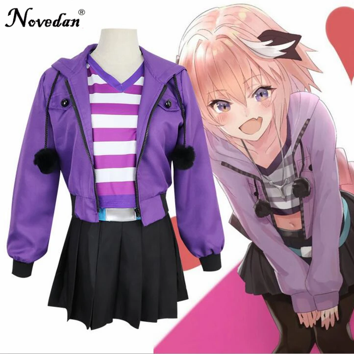 FGO Fate Grand Order Apocrypha Rider Astolfo Asutorufo Anime Cosplay Costumes Servant Uniform Sportswear Daily Casual Suit
FGO Fate Grand Order Apocrypha Rider Astolfo Asutorufo Anime Cosplay Costumes Servant Uniform Sportswear Daily Casual Suit