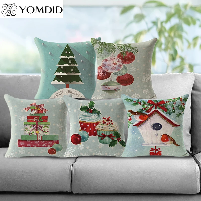 Christmas Cushion Covers Xmas gift Snowman Socks cat pattern Pillows Cushion Cover Merry Christmas Home car Decorations Cojines
Christmas Cushion Covers Xmas gift Snowman Socks cat pattern Pillows Cushion Cover Merry Christmas Home car Decorations Cojines