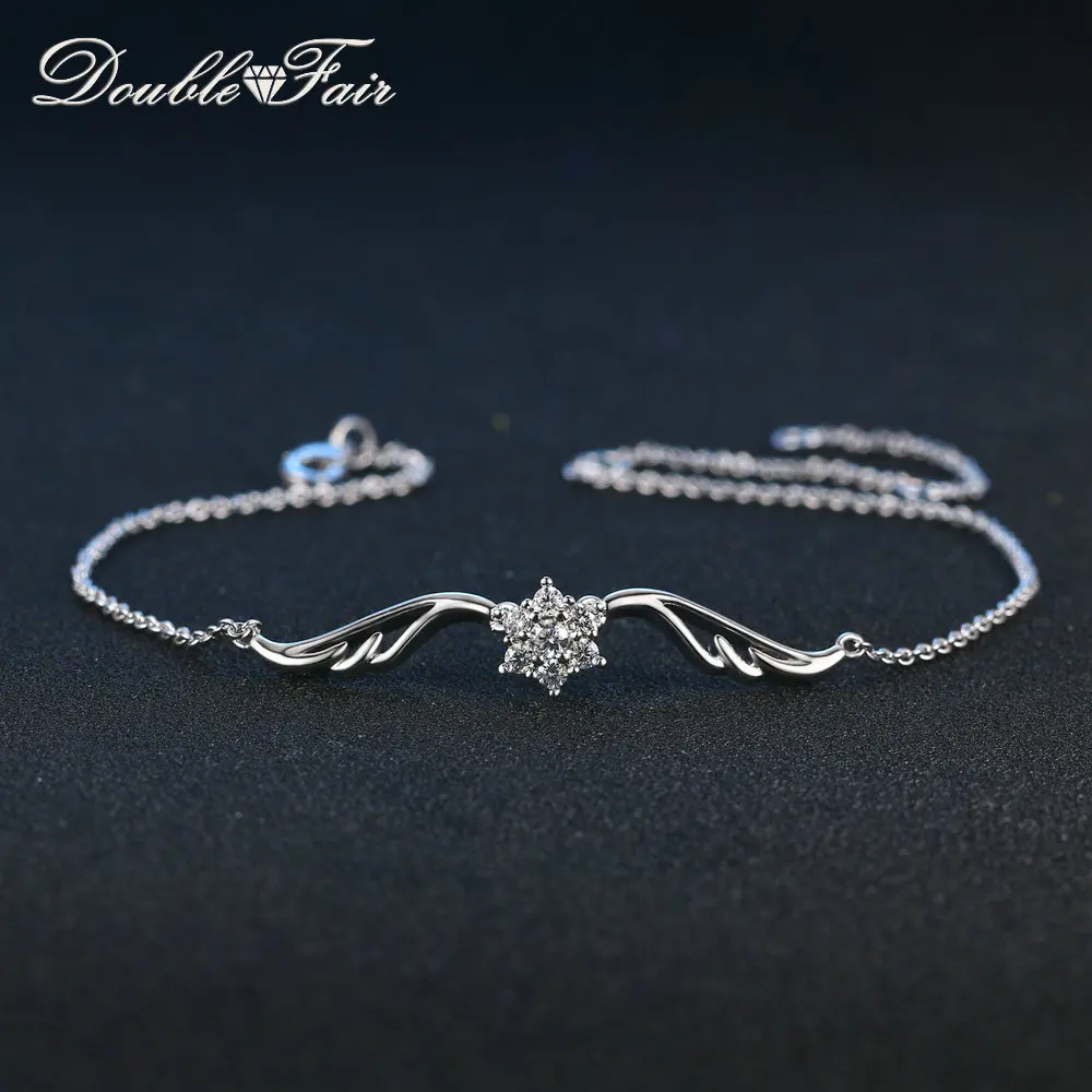 Cubic Zirconia Angle Wings Bracelets &Bangles Rose Gold/Silver Color Crystal Fashion Brand Wedding Jewelry For Women DFH081
Cubic Zirconia Angle Wings Bracelets &Bangles Rose Gold/Silver Color Crystal Fashion Brand Wedding Jewelry For Women DFH081
