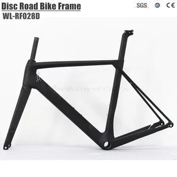 Aero Disc road bike carbon road frame thru axle 142mmX12mm thru axle package include frame+fork+seatpost+headset road bike frame
Aero Disc road bike carbon road frame thru axle 142mmX12mm thru axle package include frame+fork+seatpost+headset road bike frame
