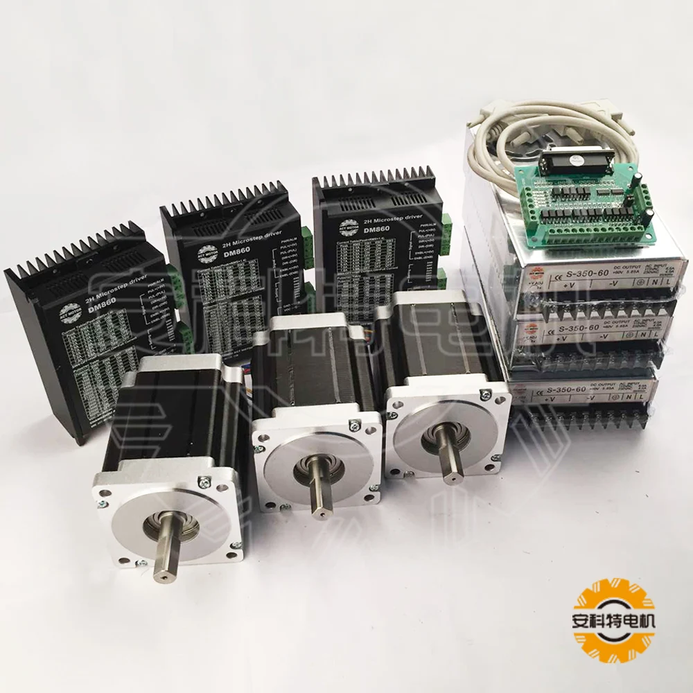 Free shipping to EU ACT 3axis nema 34 stepper motor 34HS1456 8.5n.m with driver DM860 & POWER 350W
Free shipping to EU ACT 3axis nema 34 stepper motor 34HS1456 8.5n.m with driver DM860 & POWER 350W