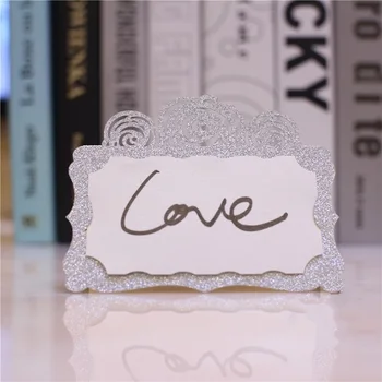 Laser cut glitter table card, Seating Number card for wedding party place cards with blank label, 200 PCS
Laser cut glitter table card, Seating Number card for wedding party place cards with blank label, 200 PCS