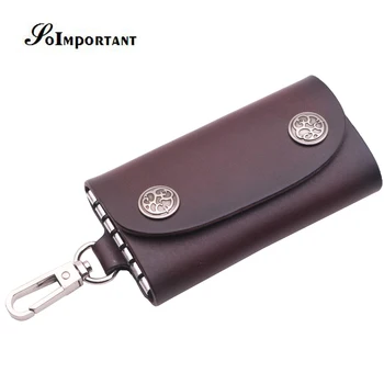 New 100% Genuine Leather Men Key Holder Wallets Male Housekeeper Vintage Key Case Bags Cover Keychain Pouch Keys Organizer Purse
New 100% Genuine Leather Men Key Holder Wallets Male Housekeeper Vintage Key Case Bags Cover Keychain Pouch Keys Organizer Purse