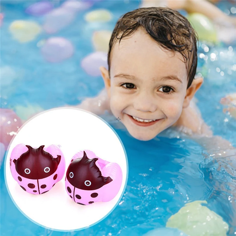 Water Sports Children Swim Arm Bands Floats Ladybug Shape Thick Inflatable Armbands Floater Trainer Pool Toy
Water Sports Children Swim Arm Bands Floats Ladybug Shape Thick Inflatable Armbands Floater Trainer Pool Toy