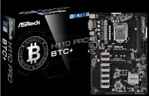 100%New in BOX ASRock Technology H110 PRO BTC + H110 mining board support 13 graphics card, DDR4 32G best mining motherboard
100%New in BOX ASRock Technology H110 PRO BTC + H110 mining board support 13 graphics card, DDR4 32G best mining motherboard