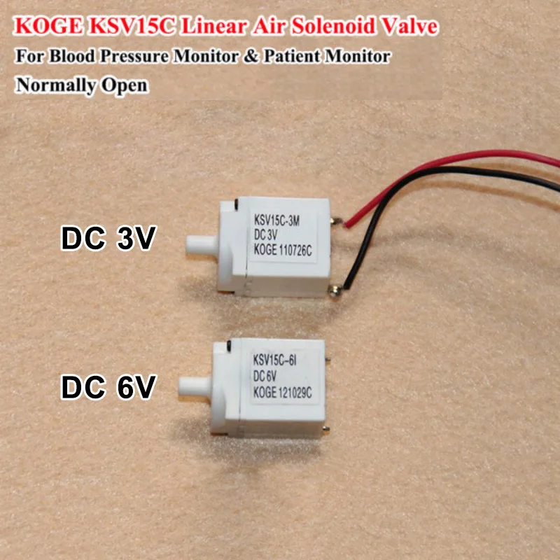 DC 3V 6V KOGE KSV15C Small Mini Electric Linear Solenoid Valve N/O Normally Open Blood Pressure Monitor Exhaust Air valve
DC 3V 6V KOGE KSV15C Small Mini Electric Linear Solenoid Valve N/O Normally Open Blood Pressure Monitor Exhaust Air valve