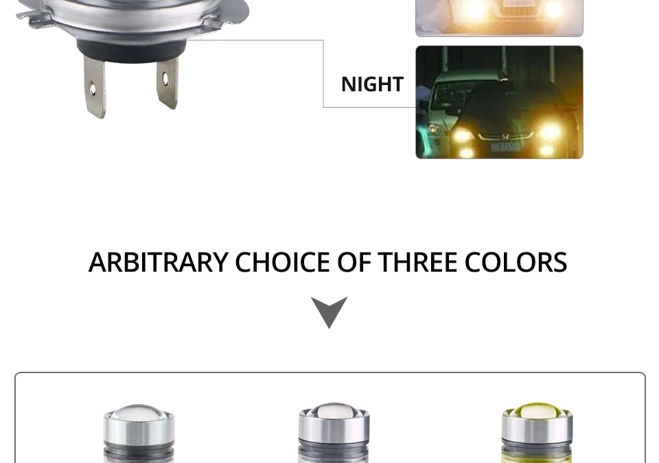 VooVoo 2Pcs Led H11 Fog Lamp Auto Driving Bulb DRL H11 Bulb Fog Lights 12V White Amber Ice Blue for Mazda 2 2014-2016 (6)