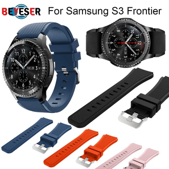 For Gear S3 Frontier/Classic Watch Band 22mm Silicone Sport Replacement Watch Men women's Bracelet watches Strap for SamsungGeaS
For Gear S3 Frontier/Classic Watch Band 22mm Silicone Sport Replacement Watch Men women's Bracelet watches Strap for SamsungGeaS