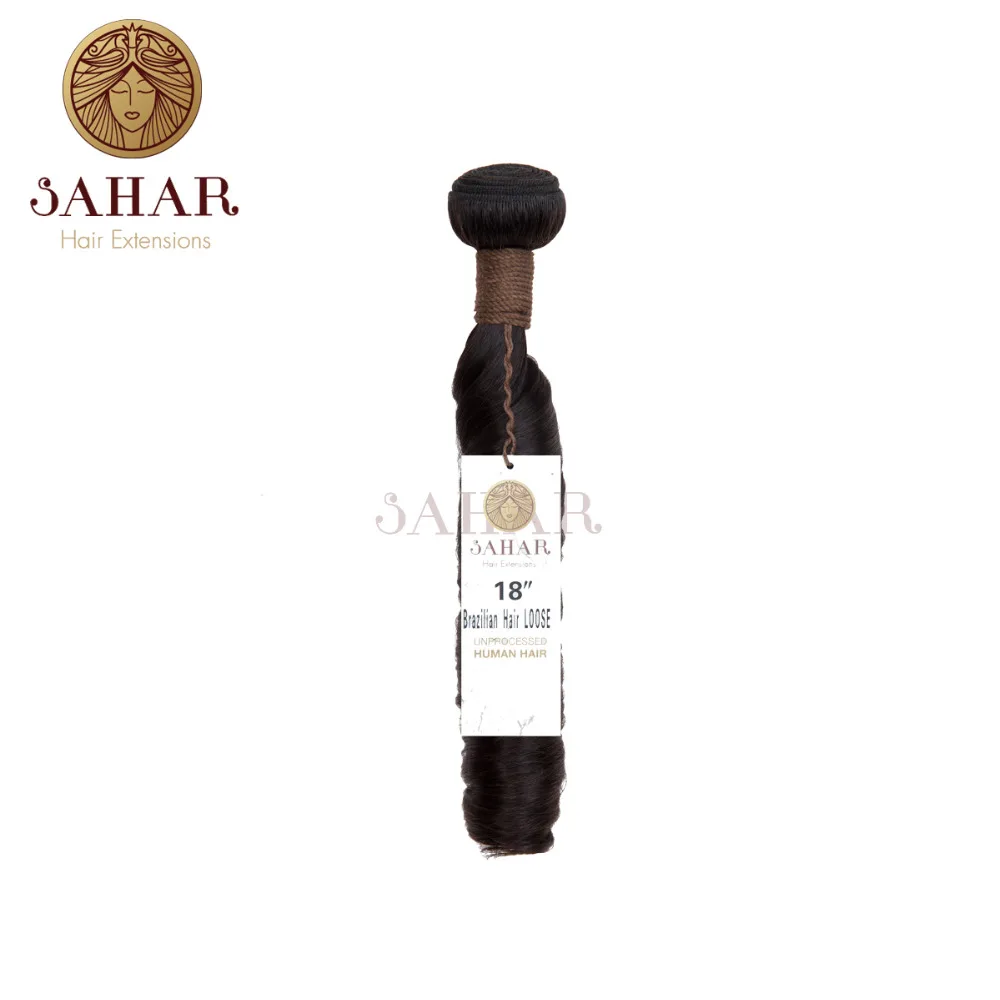 SAHAR Unprocessed Brazilian Weft Hair Extensions Loose Waves Bundles With Closure 12-28 Inch 100% Human Hair Natural Black Color
SAHAR Unprocessed Brazilian Weft Hair Extensions Loose Waves Bundles With Closure 12-28 Inch 100% Human Hair Natural Black Color