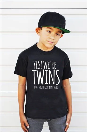 Yes We Are Twins Letter Print Baby Boys T Shirt Summer New Children Kids Boy's Shorts Sleeve Clothes Boys Tops Tees Fashion
Yes We Are Twins Letter Print Baby Boys T Shirt Summer New Children Kids Boy's Shorts Sleeve Clothes Boys Tops Tees Fashion