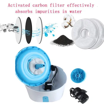 Cat Drinking Bowl Dog Feeder Electric Automatic Circulation Feeder Water Look Like Fountain Automatic Pet Cycle System
Cat Drinking Bowl Dog Feeder Electric Automatic Circulation Feeder Water Look Like Fountain Automatic Pet Cycle System