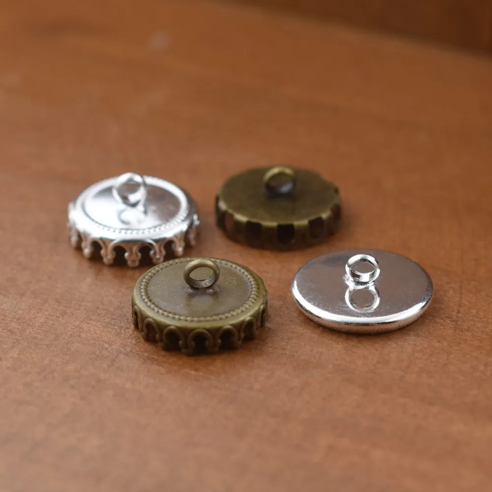 15pieces 12mm Brass Material Cameo Setting Cabochon button Base Pendant Tray jewelry findings handmade material
15pieces 12mm Brass Material Cameo Setting Cabochon button Base Pendant Tray jewelry findings handmade material