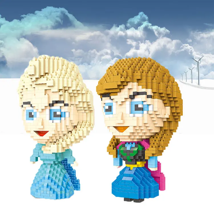 Wise Hawk Micro Blocks Big Size Elsa Building Blocks Anna Juguetes Cartoon Assemblage Toys 3D Auction Figures 2473-2474
Wise Hawk Micro Blocks Big Size Elsa Building Blocks Anna Juguetes Cartoon Assemblage Toys 3D Auction Figures 2473-2474