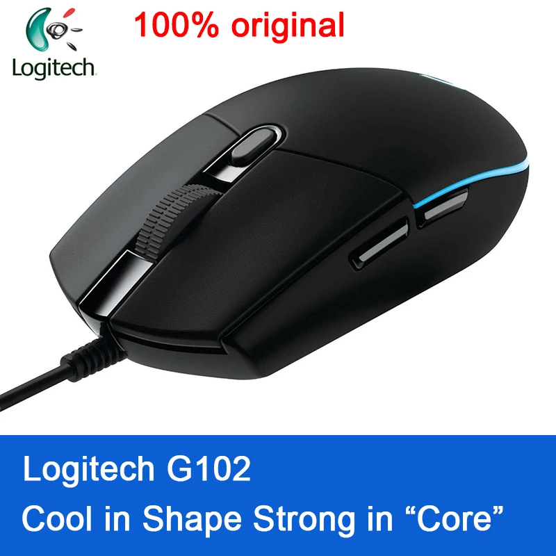 New Original Logitech G102 wired gaming mouse optical cable With Comfortable grip technology support windows mac
New Original Logitech G102 wired gaming mouse optical cable With Comfortable grip technology support windows mac