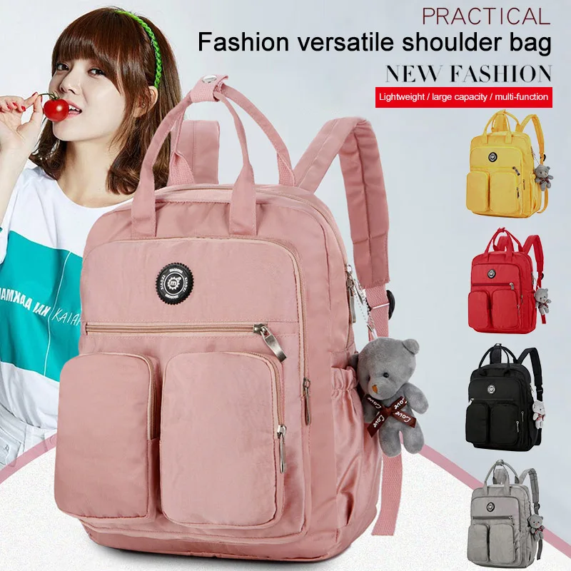 Women Backpack Multi-pocket Large Capacity Waterproof for Outdoor Travel School WF 668
Women Backpack Multi-pocket Large Capacity Waterproof for Outdoor Travel School WF 668