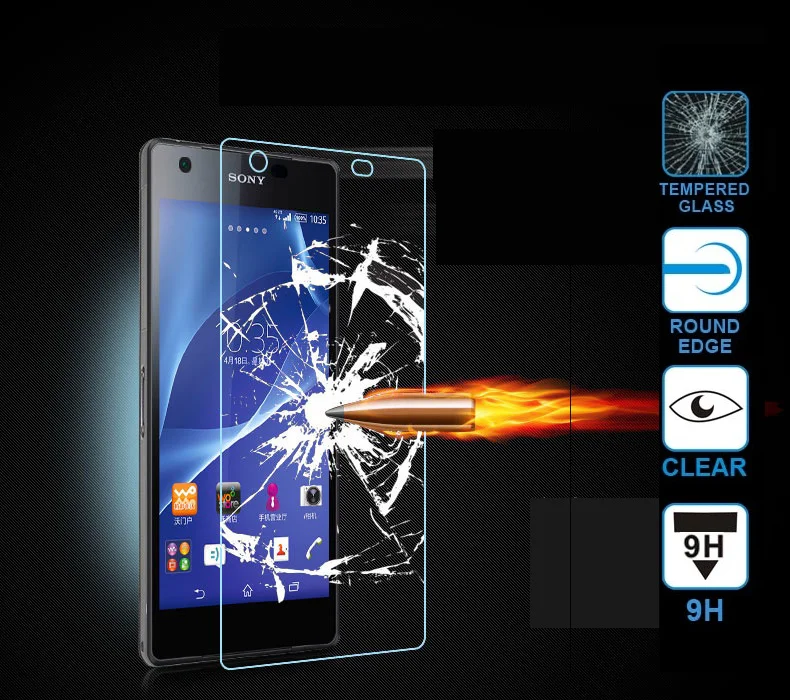 9H 0.3mm HD Protective Premium Tempered Glass For Sony Xperia Z Z2 Z5 Compact S39H M2 M5 E3 E5 C3 C4 C5 Screen Protector Case
9H 0.3mm HD Protective Premium Tempered Glass For Sony Xperia Z Z2 Z5 Compact S39H M2 M5 E3 E5 C3 C4 C5 Screen Protector Case