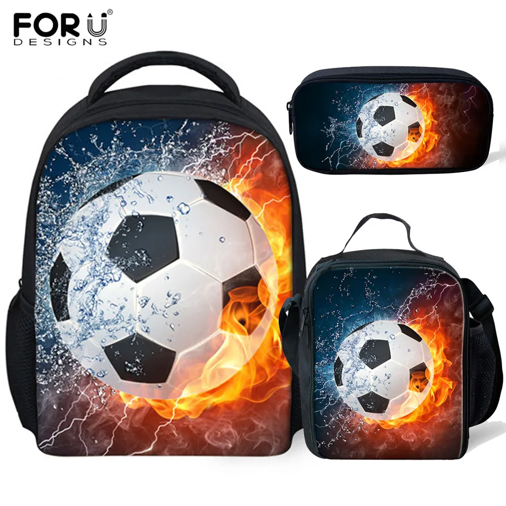 FORUDESIGNS 3Pcs/set Foot ball School Bags for Boys Kids Kindergarten Soccer Backpack Toddler Small Bookbag Pencil Case Child
FORUDESIGNS 3Pcs/set Foot ball School Bags for Boys Kids Kindergarten Soccer Backpack Toddler Small Bookbag Pencil Case Child