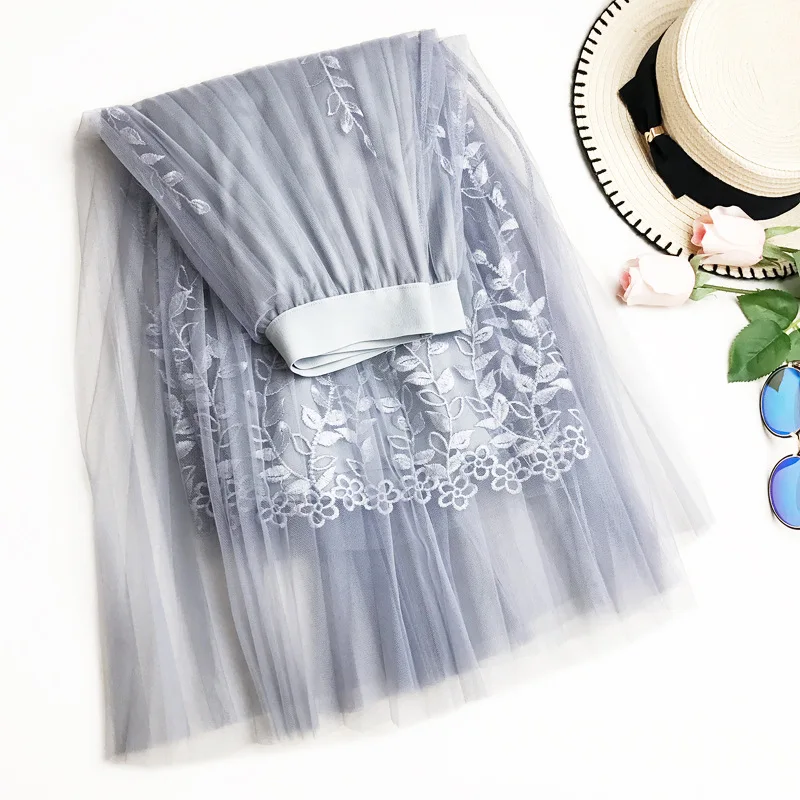2018 embroidery skirts a line son pleated skirt of tall waist thin bitter fleabane skirts pleated skirt joker
2018 embroidery skirts a line son pleated skirt of tall waist thin bitter fleabane skirts pleated skirt joker