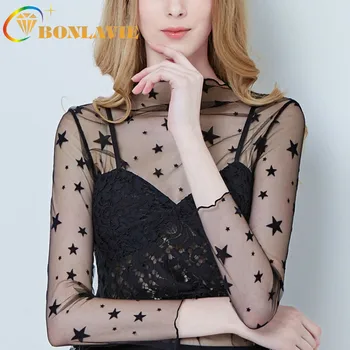 Women Perspective Tops Geometric Pattern Fashion Mesh Lace Crochet Ladies Long Sleeve O-Neck Hollow Out Women Summer Blouse
Women Perspective Tops Geometric Pattern Fashion Mesh Lace Crochet Ladies Long Sleeve O-Neck Hollow Out Women Summer Blouse