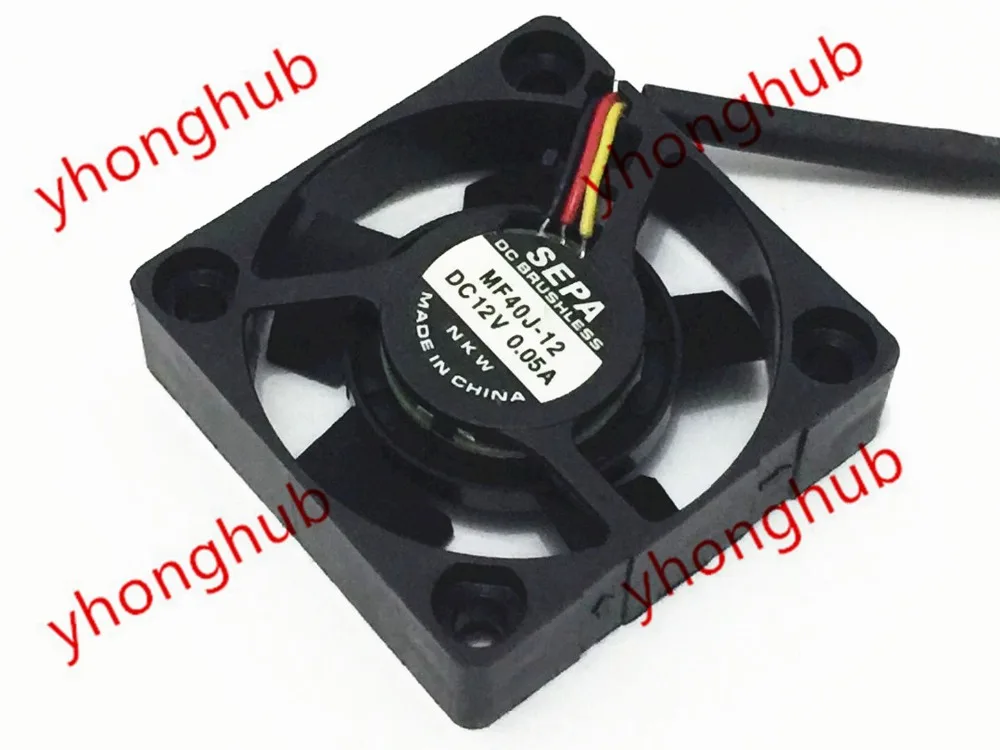 SEPA MF40J-12A DC 12V 0.05A 3-проводной Вентилятор охлаждения сервера 40x40x10 мм
SEPA MF40J-12A DC 12V 0.05A 3-проводной Вентилятор охлаждения сервера 40x40x10 мм