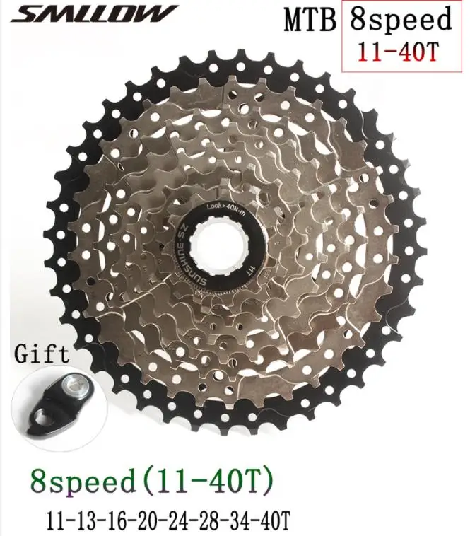 SUNSHINE-SZ MTB горный велосипед 8 s 24 скорость 11-40 T кассеты широкого соотношения