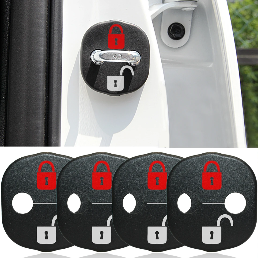 Car Door Lock Protective Cover Rust-Proof Lock Cover For KIA K3 K5 FORTE SORENTO New Carens Borrego Car Styling Lock Cover
Car Door Lock Protective Cover Rust-Proof Lock Cover For KIA K3 K5 FORTE SORENTO New Carens Borrego Car Styling Lock Cover