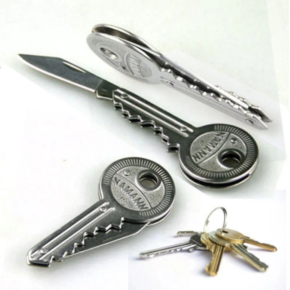 zheFanku New Arrival Fashion Tools Multi-functional Knife Key Shaped Mini Keys Foldable Stainless Steel Keychain
zheFanku New Arrival Fashion Tools Multi-functional Knife Key Shaped Mini Keys Foldable Stainless Steel Keychain