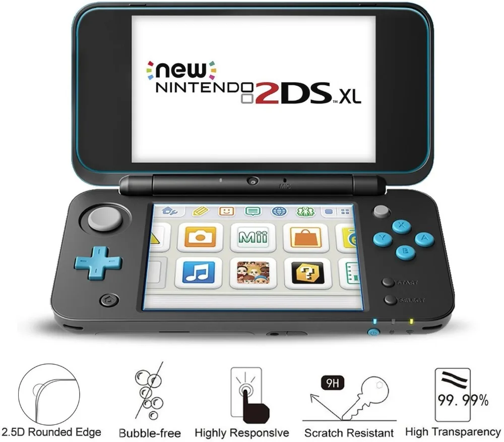 HD Screen Protector Anti-Scratch Tempered Glass Film Shield For New Nintend 2DS XL / 2DSLL New 2DSXL 2DSLL Top & Bottom
HD Screen Protector Anti-Scratch Tempered Glass Film Shield For New Nintend 2DS XL / 2DSLL New 2DSXL 2DSLL Top & Bottom