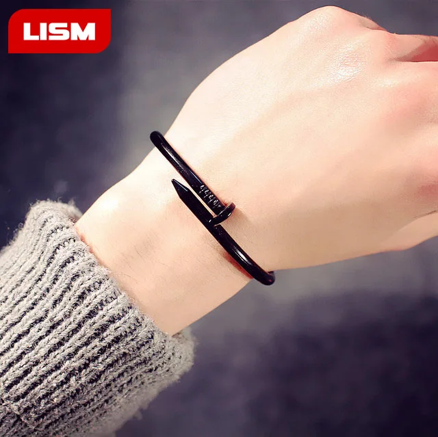 Nail Cuff Bangles Copper Bracelets for Women Gold Pulsera Jewelry Stainless Steel Screw Bracelet Pulseiras Femininas
Nail Cuff Bangles Copper Bracelets for Women Gold Pulsera Jewelry Stainless Steel Screw Bracelet Pulseiras Femininas