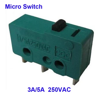 Top Quality Sale Price 20 pcs a Lot Electrical Accessories KW4-OZ-1 250VAC,3A/5A Mininature Green Micro switch Limit Switch
Top Quality Sale Price 20 pcs a Lot Electrical Accessories KW4-OZ-1 250VAC,3A/5A Mininature Green Micro switch Limit Switch