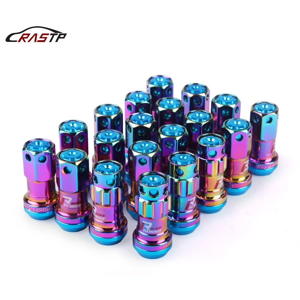RASTP-Project Kics R40 16+4 PC Neo Chrome Iconix M12X1.5 M12X1.25 Wheel Lug Nuts With Locking Nuts 44 MM Length RS-LN046
RASTP-Project Kics R40 16+4 PC Neo Chrome Iconix M12X1.5 M12X1.25 Wheel Lug Nuts With Locking Nuts 44 MM Length RS-LN046