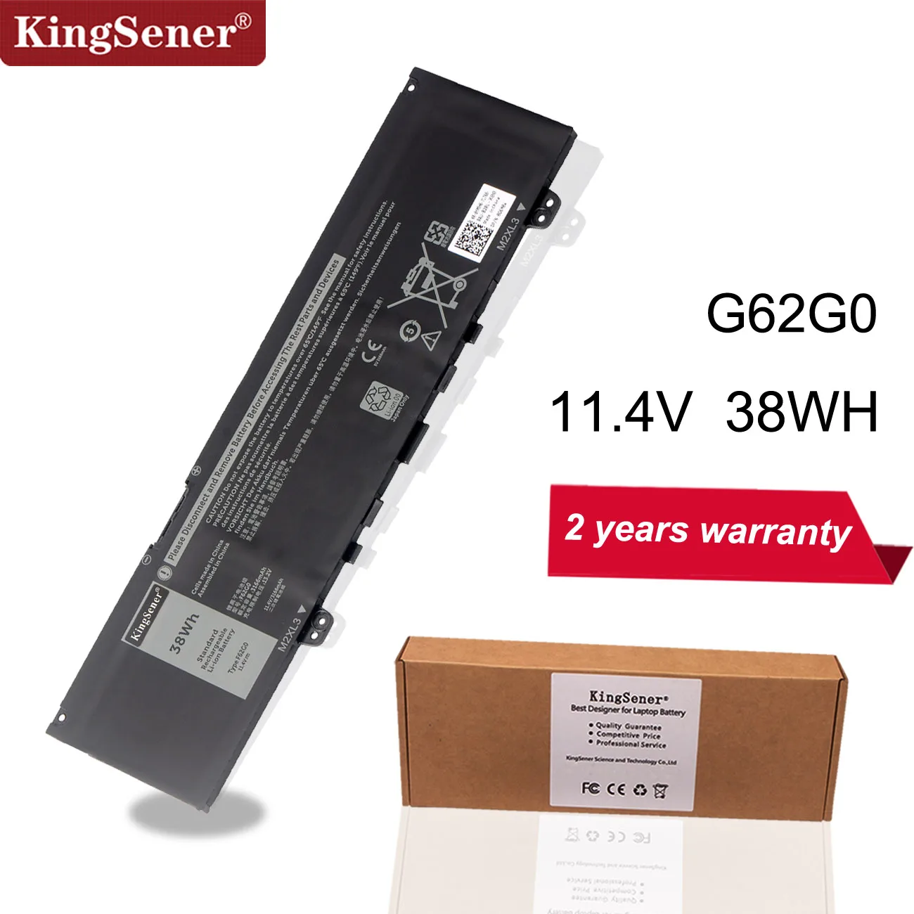 Kingsener 11.4V 38WH F62G0 Laptop Battery For DELL Inspiron 13 5370 7370 7373 7380 7386 Vostro 5370 RPJC3 39DY5
Kingsener 11.4V 38WH F62G0 Laptop Battery For DELL Inspiron 13 5370 7370 7373 7380 7386 Vostro 5370 RPJC3 39DY5