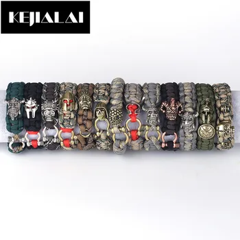 KEJIALAI Punk Style Macrame Bangle Magnetic Crap Skull Charm Bracelet Antuque Silver Vintage Jewelry for Men Best Birthday Gift
KEJIALAI Punk Style Macrame Bangle Magnetic Crap Skull Charm Bracelet Antuque Silver Vintage Jewelry for Men Best Birthday Gift