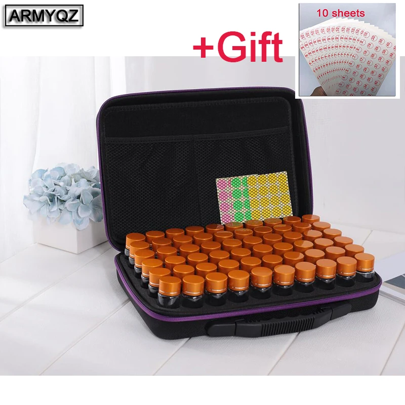 NEW 60 Bottles Diamond Painting Box Tool Container Storage Box Carry Case Holder Hand Bag Zipper Design Shockproof Durable
NEW 60 Bottles Diamond Painting Box Tool Container Storage Box Carry Case Holder Hand Bag Zipper Design Shockproof Durable