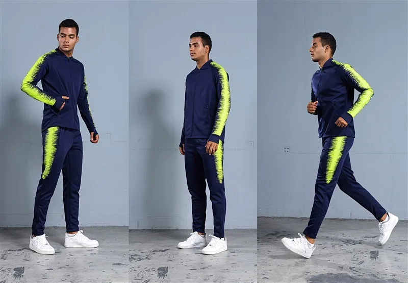 HOWE AO coat Adult Men Soccer Jerseys Set Jogging clothing jacket pants sports suit wear Running football Training Tracksuit HOWE AO coat Adult Men Soccer Jerseys Set Jogging clothing jacket pants sports suit wear Running football Training Tracksuit