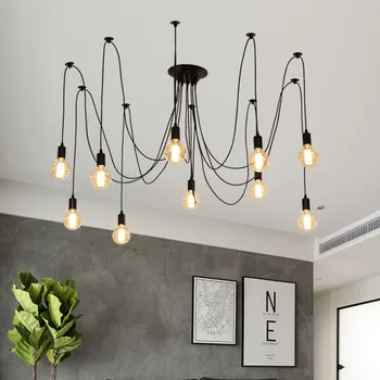 LOFT Vintage pendant light LED iron metal indoor lighting ceiling lamp modern Restaurant bar decoration light fixture AC110-265v
LOFT Vintage pendant light LED iron metal indoor lighting ceiling lamp modern Restaurant bar decoration light fixture AC110-265v
