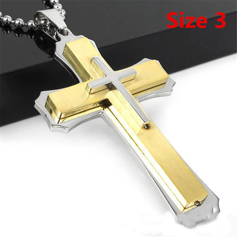Sanwony New Fashion Necklaces Unisex Men Stainless Steel Cross Pendant Necklace Chain 38
Sanwony New Fashion Necklaces Unisex Men Stainless Steel Cross Pendant Necklace Chain 38
